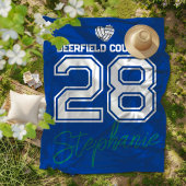 Custom Volleyball Name Number School  Fleece Deken