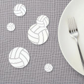 Custom Volleyball Party Table Confetti