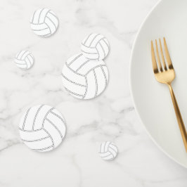 Custom Volleyball Party Table Confetti