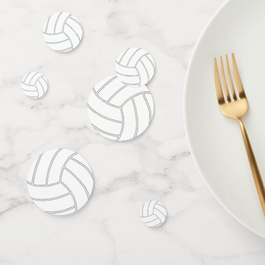 Custom Volleyball Party Table Confetti (Groep)