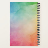 Custom Volleyball Rainbow Senior Class of Notitieboek (Achterkant)