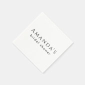 Custom Vrijgezellenfeest Bachelorette Party Minima Servet (Hoek)