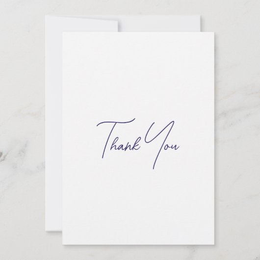 Custom Vrijgezellenfeest Bride in het wit Bedankkaart (Achterkant)