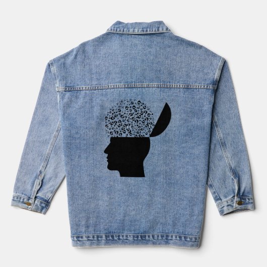 Custom Vrouwen Denim Jas (Jean Jas), Denim Denim Jacket (Achterkant)