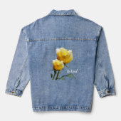 Custom Vrouwen Denim Jas (Jean Jas), Denim Jacket (Achterkant)