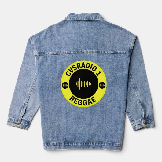 Custom Vrouwen Denim Jas (Jean Jas), Denim Jacket (Achterkant)