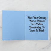 Custom War is niet gezond Quote Vredesteken Tie Dy Kaart (Binnen)