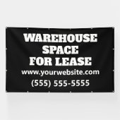 Custom Warehouse Space Lease Banner (Horizontaal)