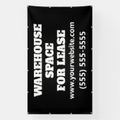 Custom Warehouse Space Lease Banner (Verticaal)