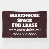 Custom Warehouse Space Lease Banner (Horizontaal)