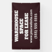 Custom Warehouse Space Lease Banner (Verticaal)