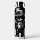 Custom Water Bottle Style: geïsoleerde fles onder  (Achterkant)