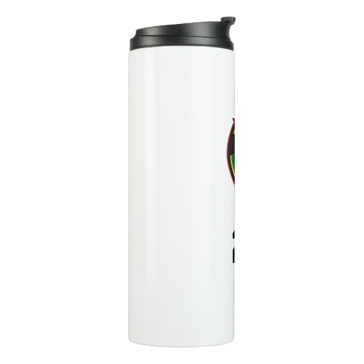 Custom Water Bottle Thermosbeker (Gedraaid links)