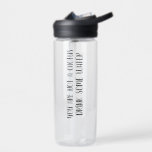 Custom Water Bottle with - Personalized Water Bot Waterfles<br><div class="desc">Custom Water Bottle with - Personalized Water Bottle - Perfect gift for Outdoorsman - Sports Water Bottle</div>