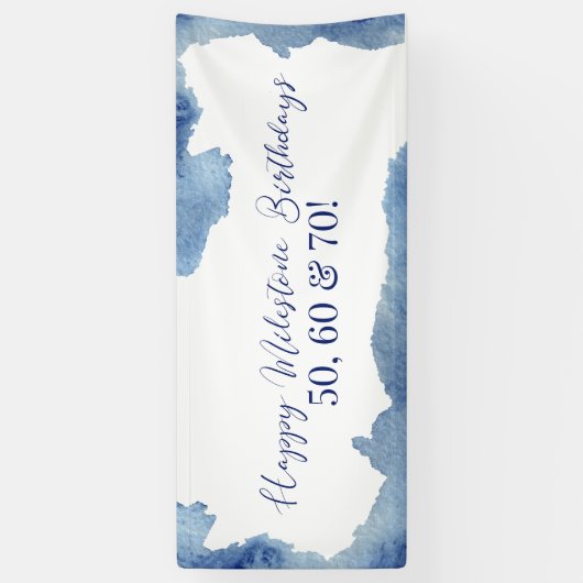 Custom  WaterColor Banner (Verticaal)