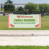 Custom Watermelon Picnic Barbecue Family Reunion Spandoek (Insitu)