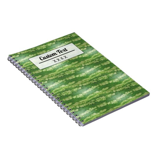 Custom Watermelon Skin Texture Pattern Notitieboek (Rechterzijde)
