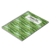 Custom Watermelon Skin Texture Pattern Notitieboek (Linkerzijde)