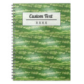 Custom Watermelon Skin Texture Pattern Notitieboek (Voorkant)