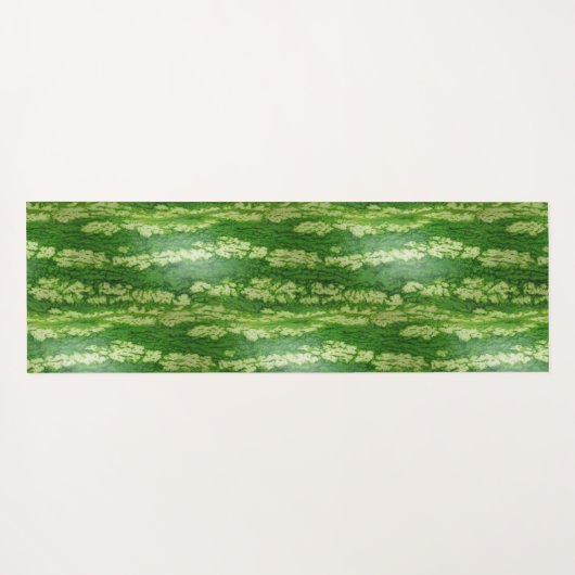 Custom Watermelon Skin Texture Pattern Yogamat (Achterkant (horizontaal))