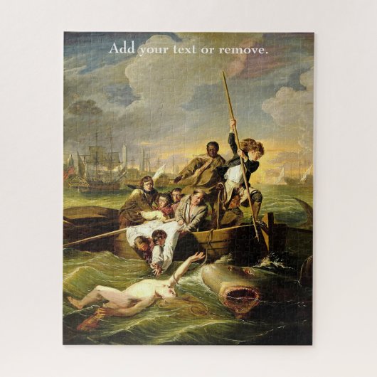 Custom, "Watson and the Shark" John Copley, 1782. Legpuzzel (Verticaal)