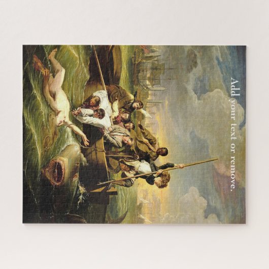 Custom, "Watson and the Shark" John Copley, 1782. Legpuzzel (Horizontaal)