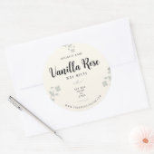 Custom Wax Smelt Botanische Boerderij Labels (Envelop)