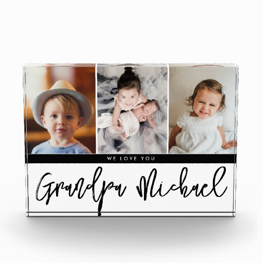 Custom We houden van je opa foto's (Voorkant)