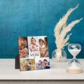 Custom We Love You Mom 5 Photo Collage White Fotoplaat (Insitu)