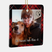 Custom We Rescued Each Other Chirstmas  Keramisch Ornament (Rechts)