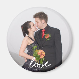 Custom Weddenschap Photo Love Magnet