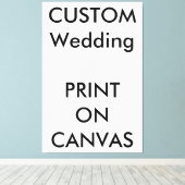 Custom Wedding 40 "x 60" Ingepakt Canvas (Insitu (Houten vloer))