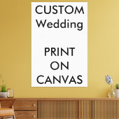 Custom Wedding 40 "x 60" Ingepakt Canvas Afdruk (Insitu (Woonkamer))