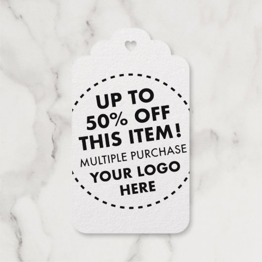 Custom Wedding 50% OFF Bulk Koop Kortingszilver Cadeaulabels (Achterkant)