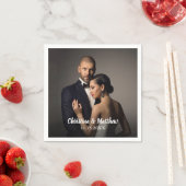 Custom Wedding Bride and Groom's Photo Servet (Insitu)