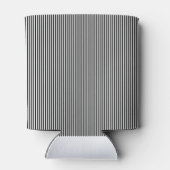 Custom Wedding Classic Black & White Stripe  Blikjeskoeler (Achterkant)