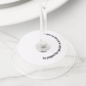 Custom Wedding Engagement Party Wijnglaslabel (Dichtbij)