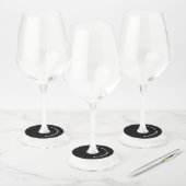 Custom Wedding Engagement Party Wijnglaslabel (Set)