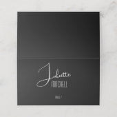 Custom Wedding/Event Name Placeholders Plaatskaartje (Buitenkant ongevouwen)
