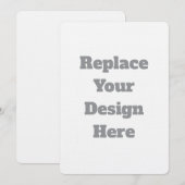  Custom Wedding Gift – Create Your Own Personalize Kaart (Voorkant / Achterkant)