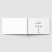 Custom Wedding Guest Book , Luxury Sand Colour ,  Gastenboek (Volledig)
