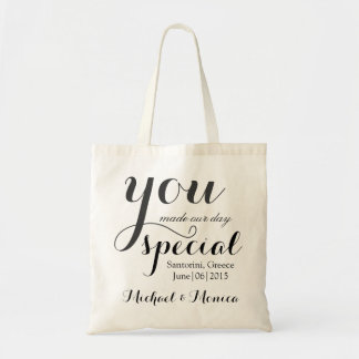 Custom Wedding Hotel Gift Canvas tas