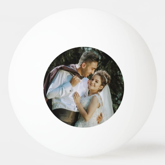 Custom Wedding Image Personalized Ping Pong Ball (Voorkant)