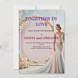 Custom Wedding Invitation Cards | Personalized  Kaart