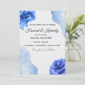 Custom Wedding Invitation"  "Elegant Wedding Invit Kaart (Staand voorkant)