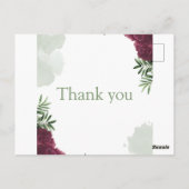 Custom Wedding Jubileum Invitation Briefkaart (Achterkant)