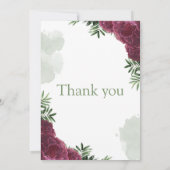 Custom Wedding Jubileum Invitation Kaart (Achterkant)