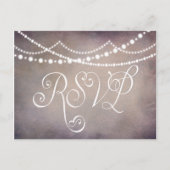 Custom Wedding Jubileum Party RSVP-kaart Uitnodiging Briefkaart (Voorkant)