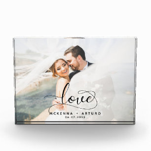 Custom Wedding Love Script Fotoblokken