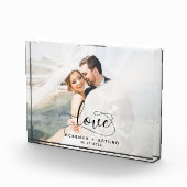 Custom Wedding Love Script Fotoblokken (Rechts)